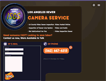 Tablet Screenshot of lasewercamera.com